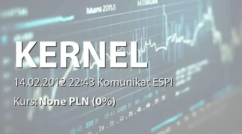 Kernel Holding S.A.: SA-QS2 2011 - wersja angielska (2012-02-14)