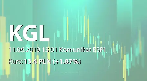 KGL S.A.: Korekta raportu ESPI 32/2019 (2019-06-11)