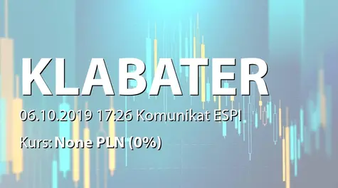 Klabater S.A.: Informacja produktowa (2019-10-06)