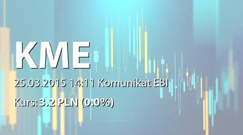 Kancelaria Medius S.A. w restrukturyzacji: Nabycie wierzytelności - 1 mln PLN (2015-03-25)