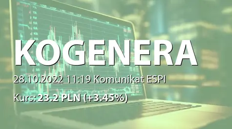 Zespół Elektrociepłowni Wrocławskich Kogeneracja S.A.: NWZ - podjęte uchwały: zgoda na nabycie prawa użytkowania wieczystego nieruchomości, zmiany w RN (2022-10-28)