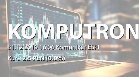 Komputronik S.A.: SA-PSr 2019/2020 (2019-12-31)