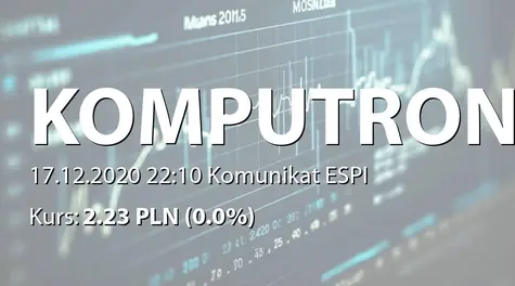 Komputronik S.A.: SA-PSr 2020/2021 (2020-12-17)