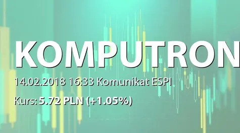 Komputronik S.A.: SA-QSr3 2017/2018 (2018-02-14)