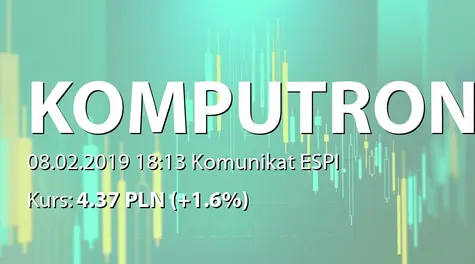 Komputronik S.A.: SA-QSr3 2018/2019 (2019-02-08)