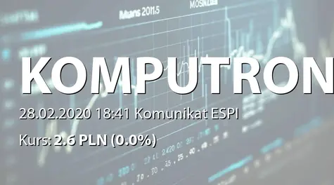 Komputronik S.A.: SA-QSr3 2019/2020 (2020-02-28)