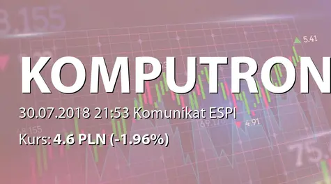 Komputronik S.A.: SA-RS 2017/2018 (2018-07-30)