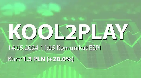 Kool2Play S.A.: Aktualizacja planów wydawniczych (2024-05-14)