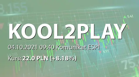 Kool2Play S.A.: Drugie zawiadomienie o zamiarze połączenia z Buzzrounds sp. z o.o. (2021-10-04)