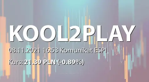 Kool2Play S.A.: NWZ - projekty uchwał: emisja akcji serii G (2021-11-08)