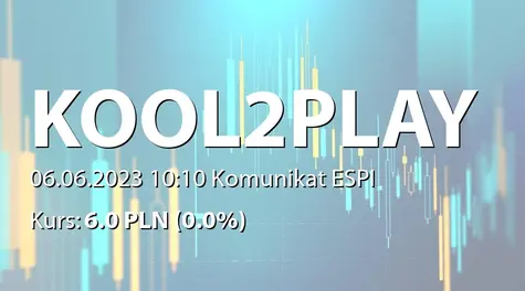 Kool2Play S.A.: Spłata pożyczki przez spółkę zależną (2023-06-06)