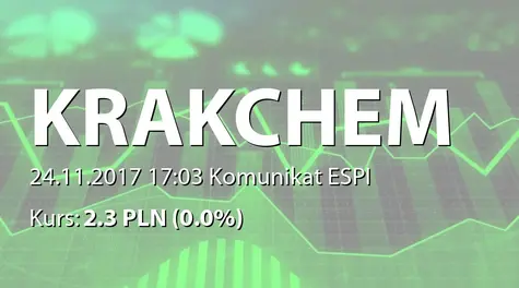 Krakchemia S.A.: SA-Q3 2017 (2017-11-24)