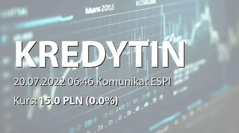 Kredyt Inkaso S.A.: Doręczenie pozwu o uchylenie uchwały nr 6/2022 Grupy Akcjonariuszy na NWZ dnia 25.04.2022 i postanowienia o zabezpieczeniu roszczenia - aktualizacja (2022-07-20)