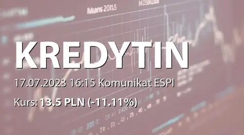 Kredyt Inkaso S.A.: SA-RS 2022/2023 (2023-07-17)