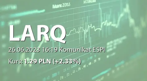 Larq S.A.: Powołanie członków RN (2023-06-26)