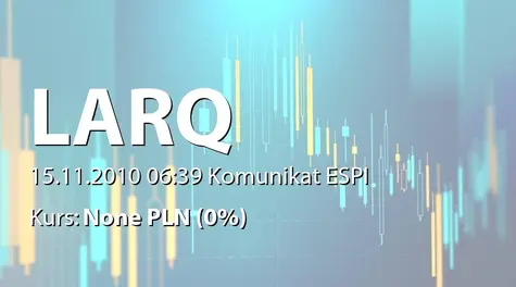 Larq S.A.: SA-QSr3 2010 (2010-11-15)