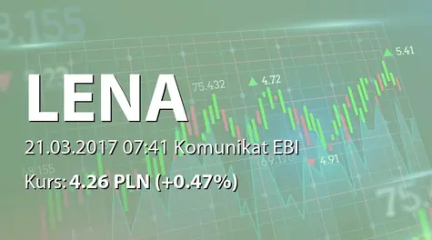 Lena Lighting S.A.: Raport na temat przestrzegania zasad ładu korporacyjnego (2017-03-21)