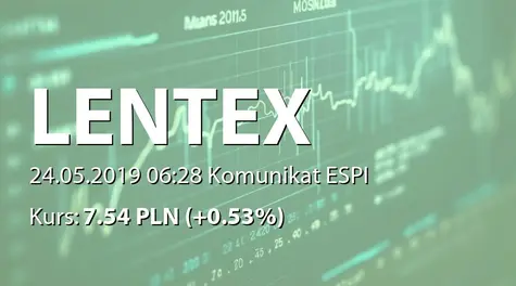 Lentex S.A.: SA-QSr1 2019 (2019-05-24)