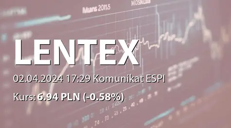 Lentex S.A.: Sprzedaż akcji przez Paravita Holding Ltd. (2024-04-02)