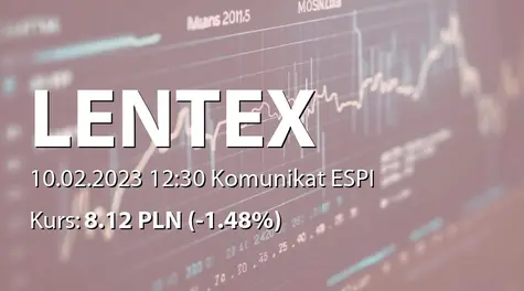 Lentex S.A.: Zakup akcji własnych (2023-02-10)