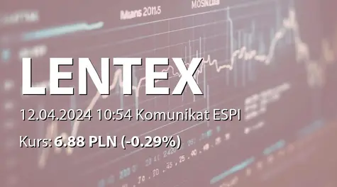 Lentex S.A.: Zakup akcji własnych (2024-04-12)
