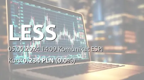 LESS S.A.: Dopuszczenie i wprowadzenie akcji serii N do obrotu (2024-09-05)