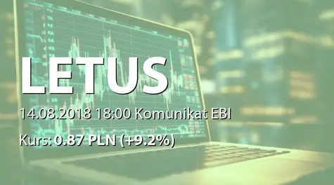 Letus Capital S.A.: SA-QSr2 2018 (2018-08-14)