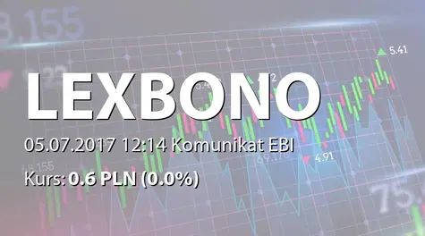 LexBono S.A.: Przydział obligacji serii D (2017-07-05)