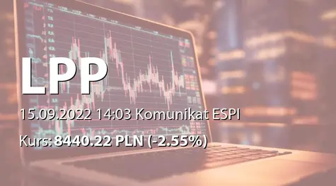 LPP S.A.: Zestawienie transakcji na akcjach (2022-09-15)