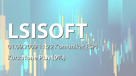 LSI Software S.A.: SA-PSr 2009 - korekta omyłki pisarskiej (2009-09-01)