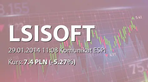 LSI Software S.A.: Terminy przekazywania raportów okresowych w 2014 r. (2014-01-29)