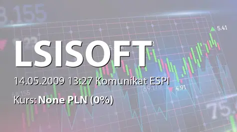 LSI Software S.A.: Umowa z Dwór Elizy sp. z o.o. - 438 tys. zł (2009-05-14)