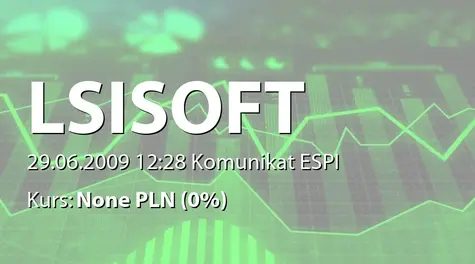 LSI Software S.A.: Umowa z wykonawcą obiektu na dostawę oprogramowania hotelowego, gastronomicznego oraz ERP - 930 tys. zł (2009-06-29)