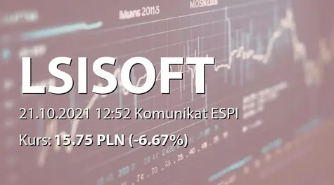 LSI Software S.A.: Wstępne wyniki sprzedaży po III kwartałach 2021 (2021-10-21)