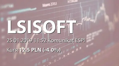 LSI Software S.A.: Wstępne wyniki sprzedaży po IV kwartale 2018  (2019-01-25)