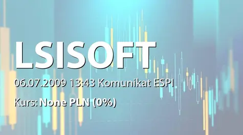 LSI Software S.A.: Wzrost sprzedaży w I półroczu 2009r. (2009-07-06)