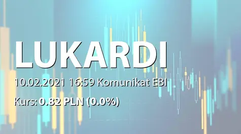 Lukardi  S.A.: Zmiana terminu przekazania SA-Q4 2020 (2021-02-10)