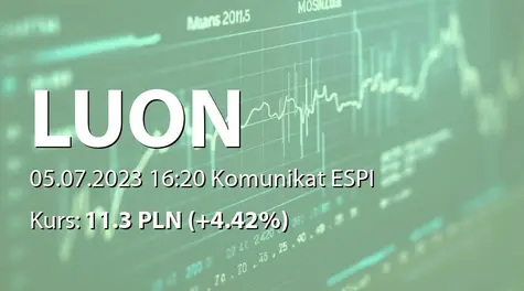 LuON S.A.: Zbycie akcji przez DMS Holding sp. z o.o.  (2023-07-05)