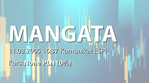 MANGATA HOLDING S.A.: Informacja dotycząca kosztów emisji (2005-03-11)