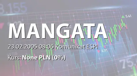 MANGATA HOLDING S.A.: Sprostowanie treści Prospektu Emisyjnego. (2005-02-23)