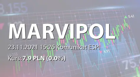 Marvipol Development S.A.: Zatwierdzenie prospektu emisyjnego (2021-11-23)