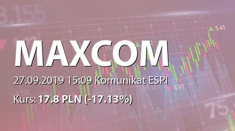 Maxcom S.A.: SA-PSr 2019 (2019-09-27)