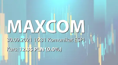 Maxcom S.A.: SA-PSr 2021 (2021-09-30)