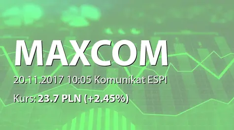 Maxcom S.A.: SA-QSr3 2017 - korekta (2017-11-20)
