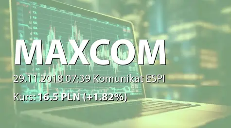 Maxcom S.A.: SA-QSr3 2018 (2018-11-29)