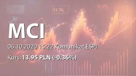 MCI Capital Alternatywna Spółka Inwestycyjna S.A.: NWZ - lista akcjonariuszy (2020-10-06)