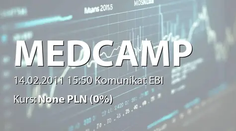 MEDCAMP S.A.: SA-Q4 2010 (2011-02-14)