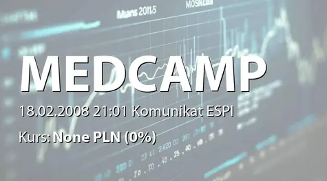 MEDCAMP S.A.: WZA - lista akcjonariuszy (2008-02-18)