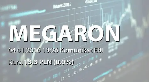 Megaron S.A.: Raport dotyczący zakresu stosowania Dobrych Praktyk (2016-01-04)