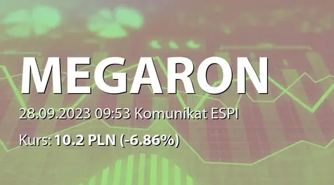 Megaron S.A.: SA-P 2023 - skorygowany (2023-09-28)